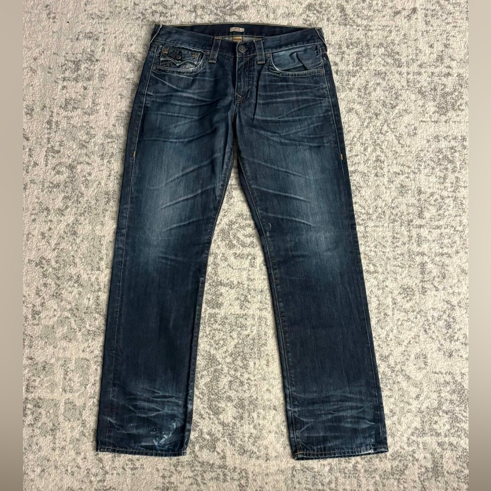 True Religion Geno Relaxed Slim Men Jeans Size 34